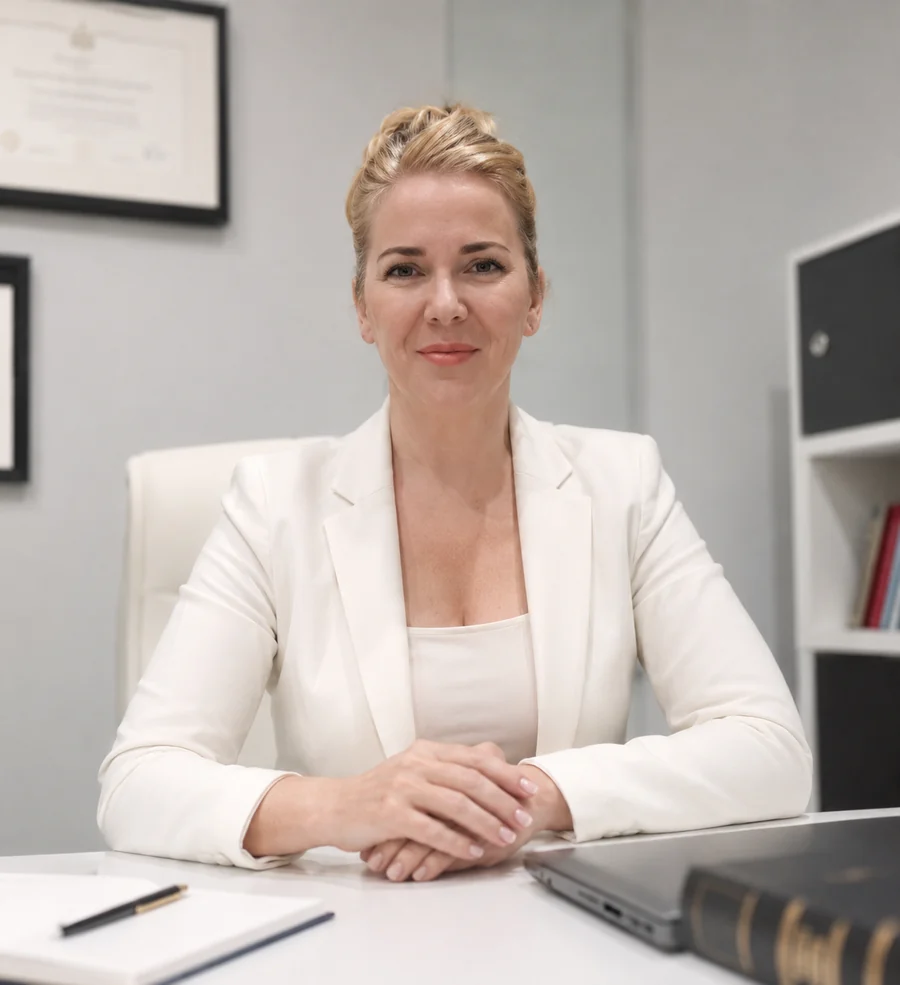 Ana de Andrés Tébar, abogada, en su despacho de Arroyomolinos